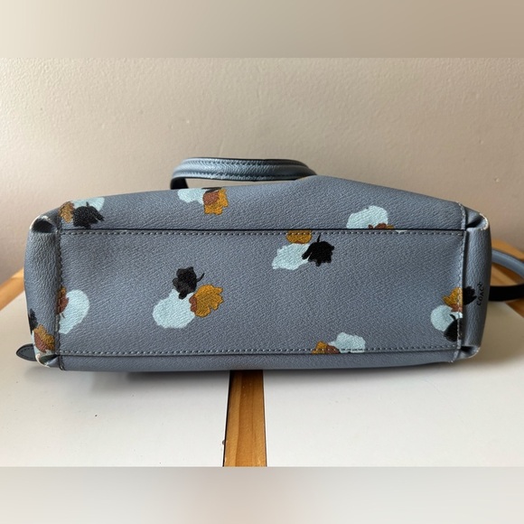 Coach Light Blue Floral crossbody purse - Picture 9 of 15